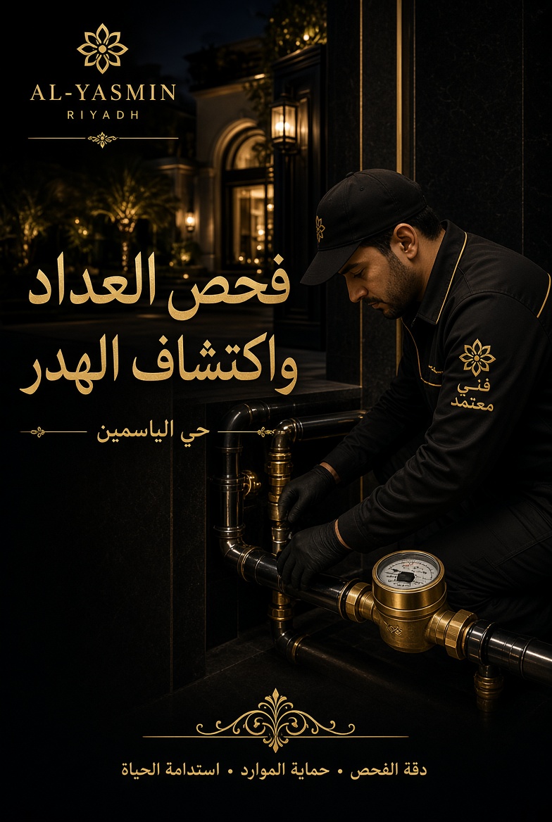 شركة كشف تسربات المياه بالرياض حي الياسمين
